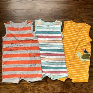 Carter’s Striped Romper Bundle, 24M
